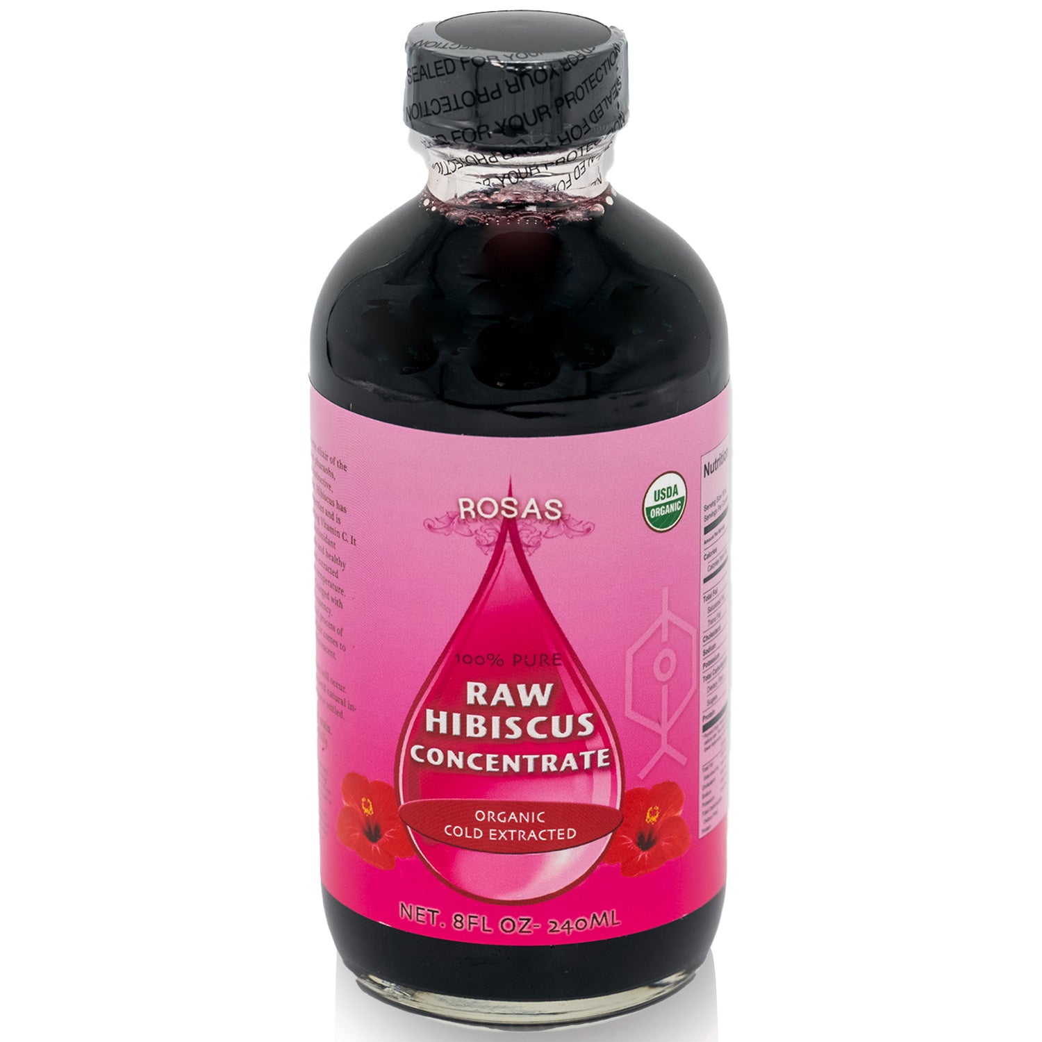 Raw Organic Fermented Hibiscus Concentrate