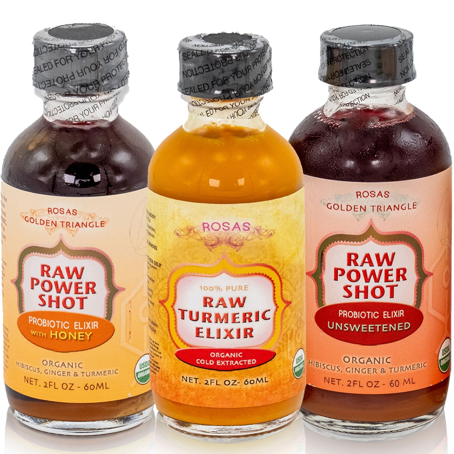 Raw Organic Fermented Power Shot Bundle - 2 oz Bottles
