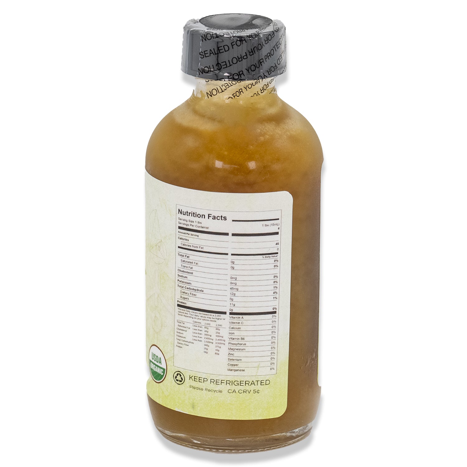 Raw Organic Fermented Ginger-Honey Elixir