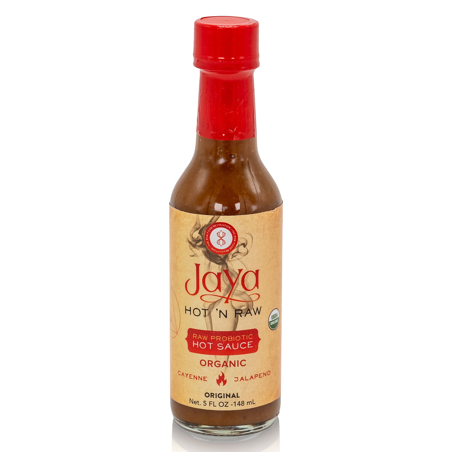 Raw Organic Fermented Hot Sauce Jaya Hot 'N Raw