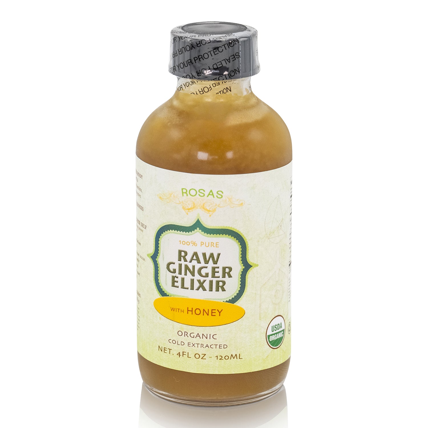 Raw Organic Fermented Ginger-Honey Elixir