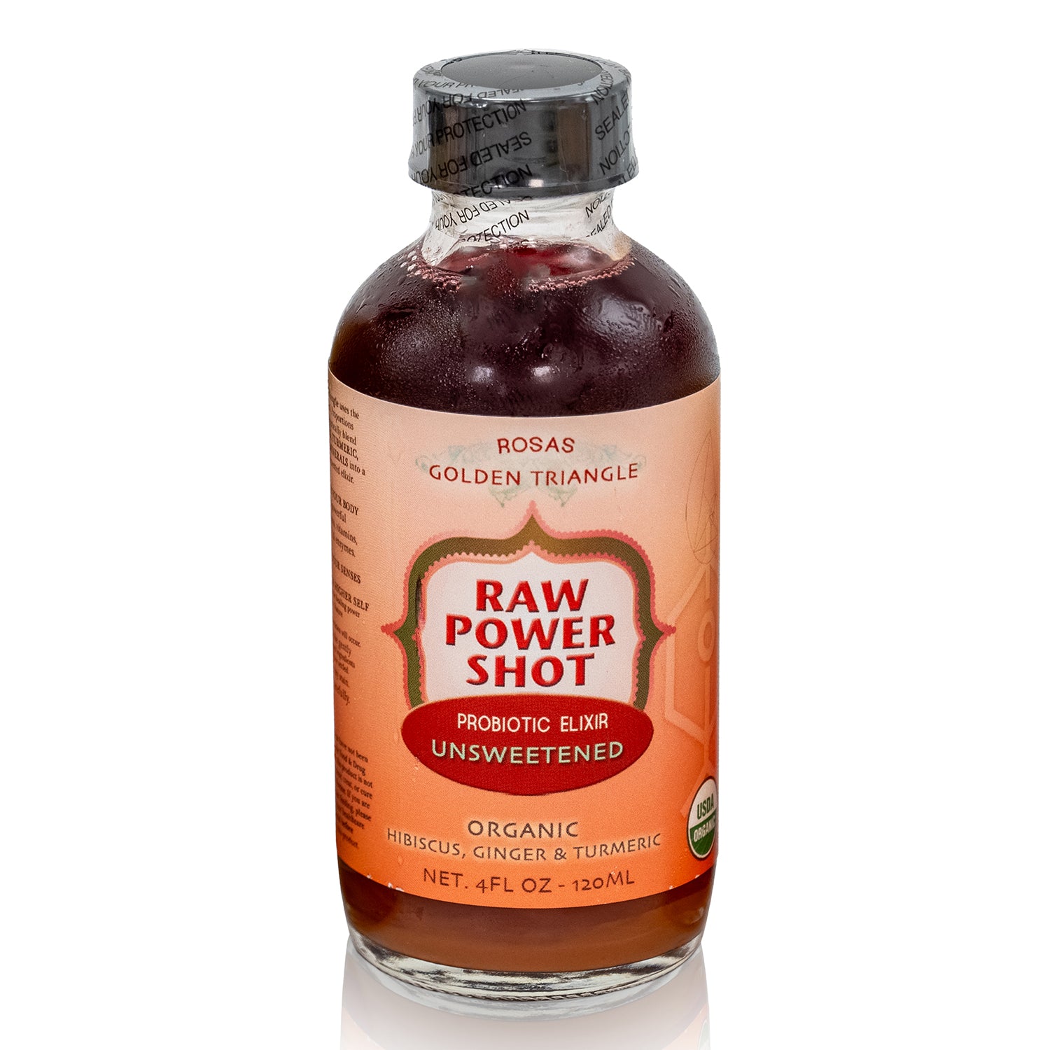 Raw Organic Fermented Golden Triangle Power Shot Unsweetened