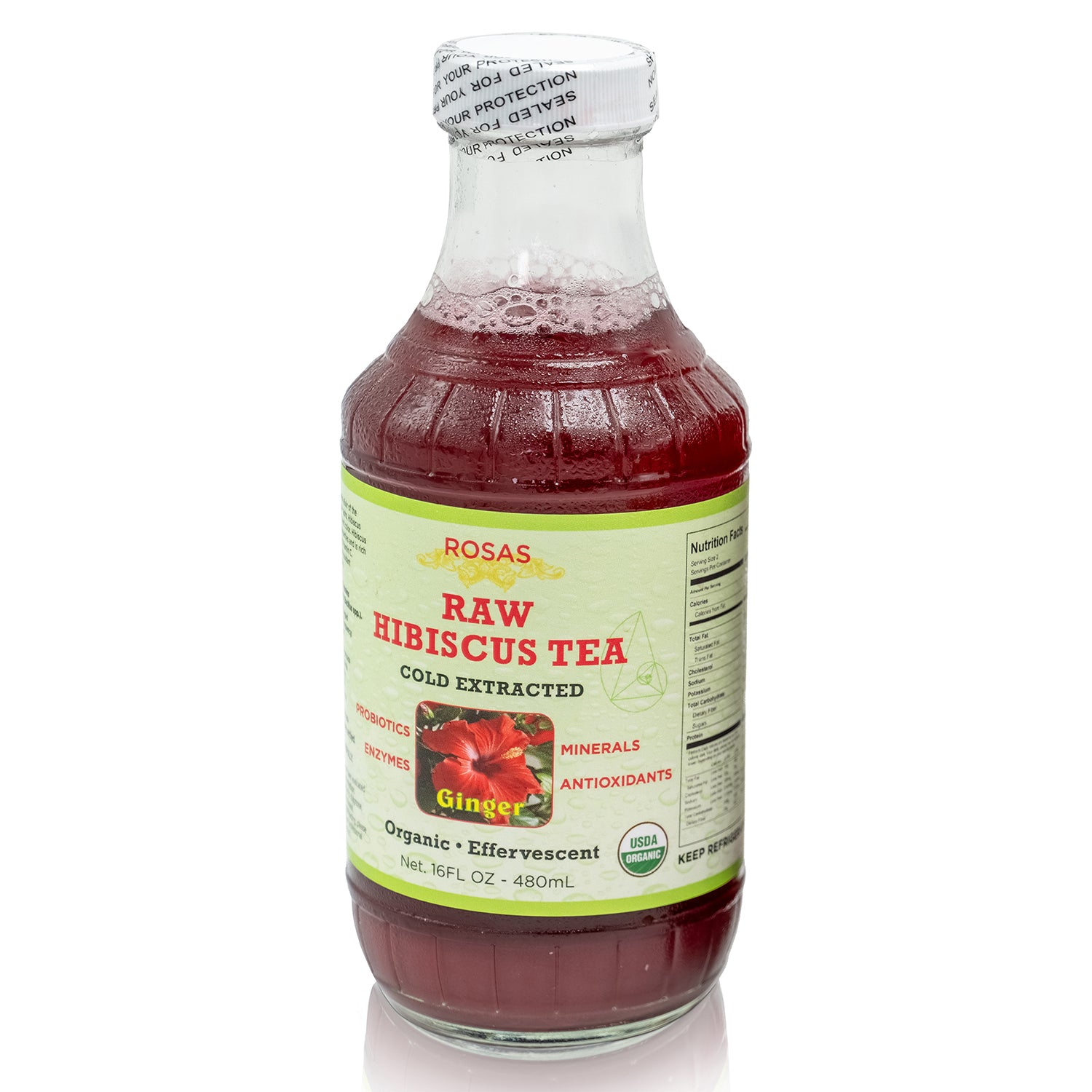 Raw Organic Fermented Hibiscus Tea